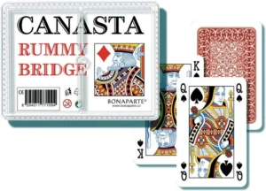 karty canasta v plastove krabicce
