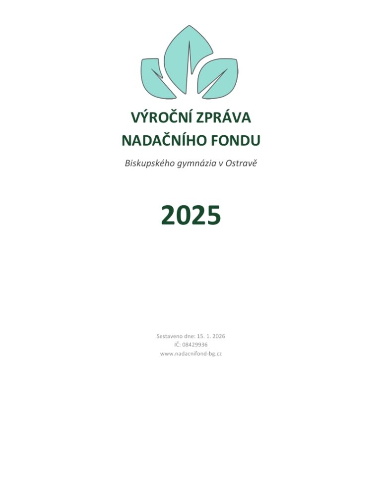 výroční zpráva 2025